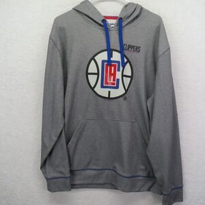 NBA Los Angeles Clippers Hoodie Mens‎ Large Gray VF Imagewear Warm Pullover